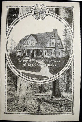 Shingle Branch West Coast Lumbermen's Association Collection of Advertising Materials Including Letter, Newspaper Electrotypes, Illustrated Pamphlets