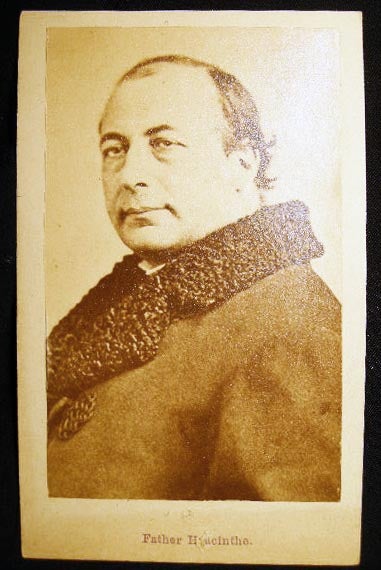 Item #23702 Carte-de-Visite Photograph Portrait of Pere Hyacinthe Charles Jean Marie Loyson. Photography - 19th Century - France.