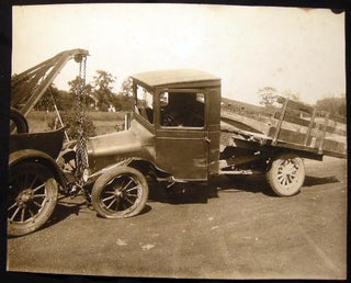 1929 Group of Large Format Photographic Surveys of an Automobile Accident Scene in Patchogue, Long Island N.Y. By Arthur S. Greene, Photographer of Port Jefferson, N.Y.