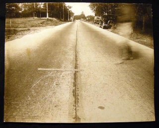 1929 Group of Large Format Photographic Surveys of an Automobile Accident Scene in Patchogue, Long Island N.Y. By Arthur S. Greene, Photographer of Port Jefferson, N.Y.