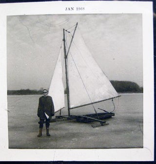 1968 Two Photographs of Ice Boating
