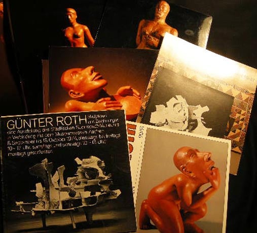 Item #23787 1974 - 1991 Collection of Artists' Catalogs, Ephemera & Photographs of Sculptural Works By Gunter Roth. Art - 20th Century - Gunther Roth - Sculpture - Modern Art - Contemporary Art.