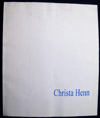Christa Henn Catalog