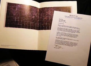 Blane De St. Croix Art Catalog, Related Ephemera & Typed Letter Signed From the Artist