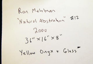 Ron Mehlman Sculpture Art Gallery Flyer, Photographs of Works, Typed Letter Signed from the Artist