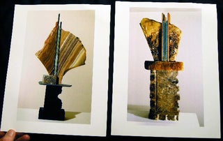 Ron Mehlman Sculpture Art Gallery Flyer, Photographs of Works, Typed Letter Signed from the Artist