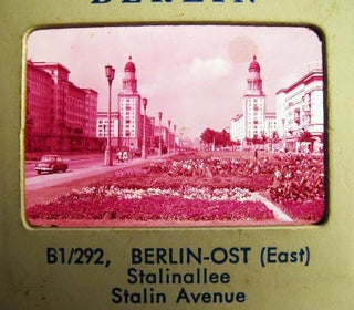 Circa 1958 Group of Color Slides of East Berlin Germany By Hans Hartz Hamburg