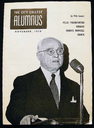 Item #23936 The City College of New York Alumnus November, 1958 Volume 54, Number 2. Americana -...