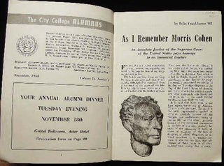 The City College of New York Alumnus November, 1958 Volume 54, Number 2