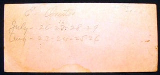 Circa 1930 Advertising Card for John Martin Bridgehampton, N.Y. Martin Starting and Growing Mash