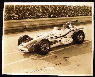 Item #24038 1964 8" x 10" A.J. Foyt Indianapolis Motor Speedway Photograph. Americana - 20th...