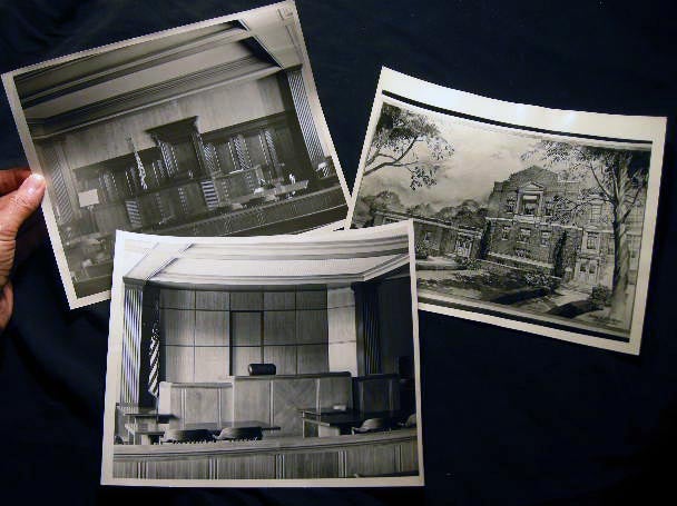 Item #24562 Circa 1950 Three Photographs Illustrating the Work of Architectural Firm Behee & Kahmer Architects, Newark New Jersey. Americana - Photography - 20th Century - Architecture - New Jersey - Behee, Krahmer.