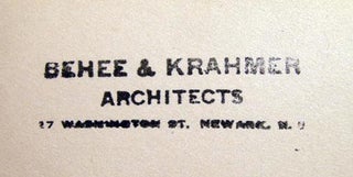 Circa 1950 Three Photographs Illustrating the Work of Architectural Firm Behee & Kahmer Architects, Newark New Jersey