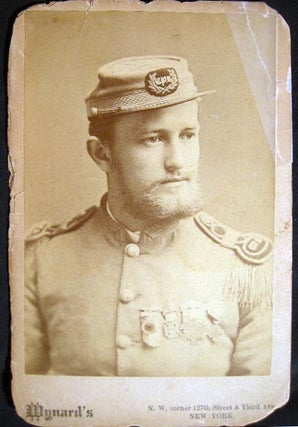 Item #24564 Circa 1880 Cabinet Card Photograph of a Uniformed Man Identified as Sully Leseman...