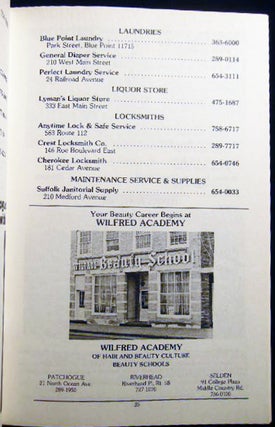 Greater Patchogue Chamber of Commerce Business Directory - 1985