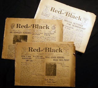 Item #24607 1949 Red and Black Patchogue High School Newspaper Twenty-Third Year, No.'s. 1, 2, 3....