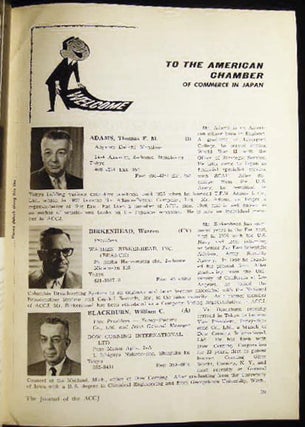 The Journal of the American Chamber of Commerce in Japan October 5, 1968