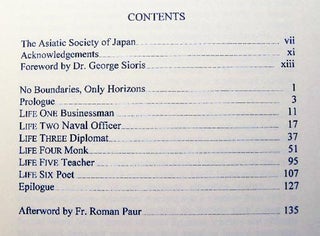 The Six Lives of Father Neal Lawrence Transactions of the Asiatic Society of Japan Fourth Series, Volume 21, 2007 Supplement