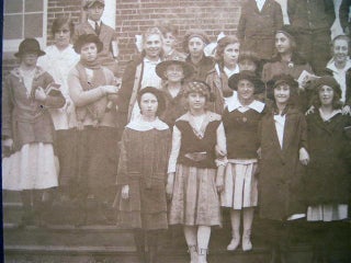 Item #24850 Circa 1915 Class Photograph - One Girl Scout. Americana - 20th Century - Photography...