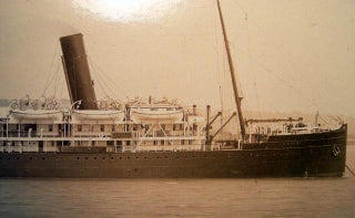 Circa 1895 Photograph of the Royal Mail Ship Ophir of the Orient Steam Navigation Company of London