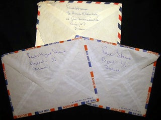1949 - 1975 Group of Correspondence Signed By Photographers Paul Strand & Hazel Kingsbury Strand