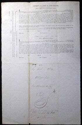 1864 Port of Philadelphia Manuscript & Printed Bill of Lading Entry of Merchandise Customs Duties for the Brig Altabela from Cardenas, Reed, Master Imported By John Mason & Co.