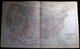 Item #25037 Gray's New Map of the United States By Frank A. Gray. Map - Cartography - 19th...