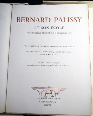 Bernard Palissy et Son Ecole (Collection Edouard De Rothschild)