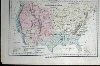 Original Hand-Colored Gray's Botanical and Zoological Maps of the United States