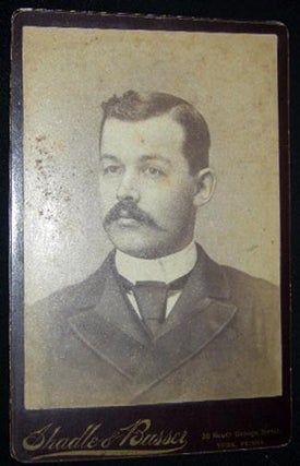 Circa 1880 Group of 6 Photo Portrait Cabinet Cards: York, Pennsylvania By Butteroff & Shadle & Busser