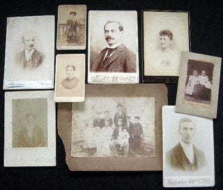 Item #25116 Circa 1880- 93 (9) Photographs: Cartes-de-Visite & Cabinet Cards: Richmond VA By...