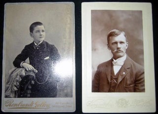 Circa 1880 (9) Photographs, Cartes-de-Visite & Cabinet Cards: Alldridge, Crane Art Co., Rembrandt Gallery of Waterbury; Kenyon & Son, New London; Bundy & Williams, New Haven; W.F. Page, Ansonia; Miller, Birmingham Connecticut.