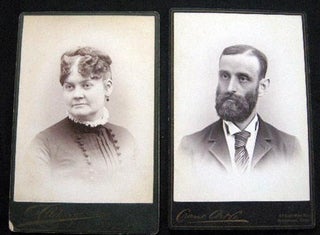 Circa 1880 (9) Photographs, Cartes-de-Visite & Cabinet Cards: Alldridge, Crane Art Co., Rembrandt Gallery of Waterbury; Kenyon & Son, New London; Bundy & Williams, New Haven; W.F. Page, Ansonia; Miller, Birmingham Connecticut.