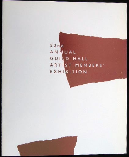 Item #25157 52nd Annual Guild Hall Artist Members' Exhibition March 18th - April 21st, 1990. Americana - 20th Century - Art - East Hampton - Long Island - Guild Hall.