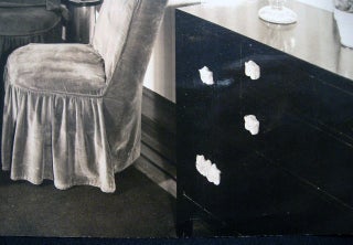 Circa 1930 Photograph of a Furnished Corner of a Room