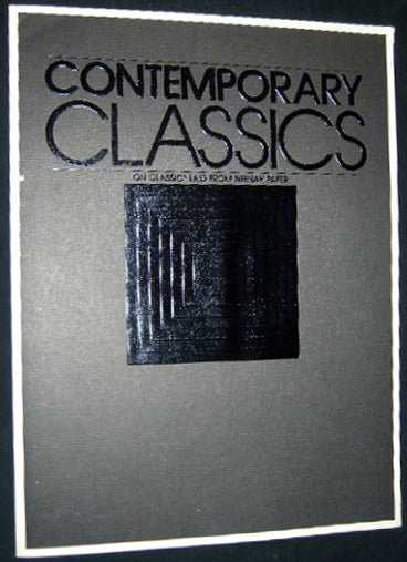 Item #25250 Contemporary Classics on Classic Laid from Neenah Paper. Americana - Papermaking Industry - Neenah Paper.