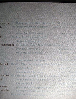 Flowers Were Left There Poetry Broadside Signed and Inscribed By Andrea Wyatt