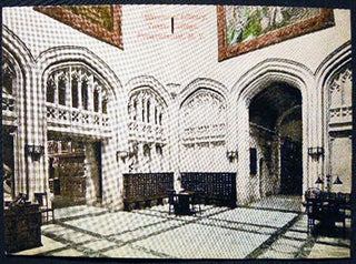 Item #25668 Circa 1909 Postcard Vassar College Interior of Library Poughkeepsie, N.Y. Americana -...