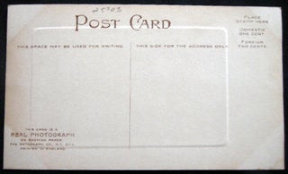 Circa 1909 Real Photo Postcard "Outward Bound" Sailing Ship By Rotograph Co.