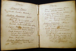 Circa 1845 Manuscript Prescriber's Pharmacopaeia