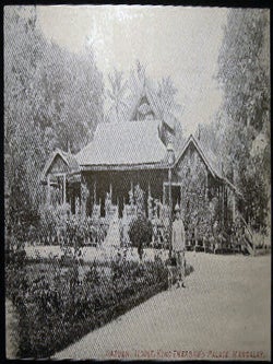 Circa 1906 Postcard Garden House, King Theebaw's Palace, Mandalay. Mandalay - 20th Century.