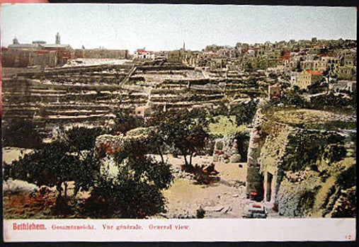 Item #25816 Circa 1910 Postcard Bethlehem Gesamtansicht Vue Generale General View. Middle East - Bethlehem - 20th Century.