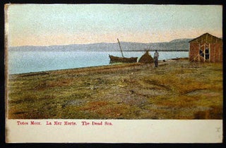 Item #25827 Circa 1910 Postcard Totes Meer La Mer Morte the Dead Sea. Middle East - Holy Land -...