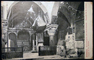Item #25835 Circa 1910 Postcard Jerusalem Helenskapelle Der Grabeskirche Chapelle De St. Helene...