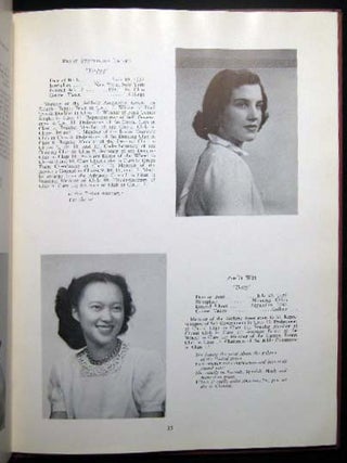 Item #26065 The Twelfth Class Year Book 1949 The Chapin School New York, N.Y. Americana - 20th...