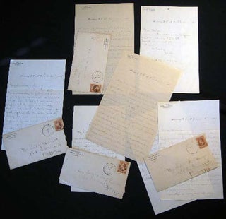 Item #26072 1885 - 1886 Manuscript Correspondence Edwin Maxwell of Harmony New York. Americana -...