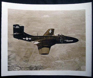 Item #26087 1948 Photograph of McDonnell Banshee Jet Fighter Aircraft U.S. Navy. Americana - 20th...