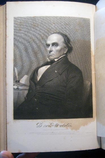 Item #26313 Bound Volume of Eulogies, Sermons, Orations, Discourses and Biographical Commemorations Regarding the Life and Death of Daniel Webster. Americana - Political History - Biography - Daniel Webster.