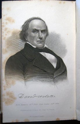 Bound Volume of Eulogies, Sermons, Orations, Discourses and Biographical Commemorations Regarding the Life and Death of Daniel Webster