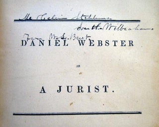Bound Volume of Eulogies, Sermons, Orations, Discourses and Biographical Commemorations Regarding the Life and Death of Daniel Webster